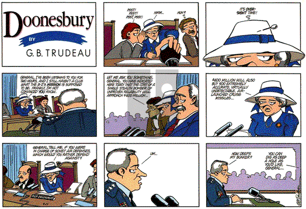 Doonesbury on Thursday September 11, 1997 Comic Strip