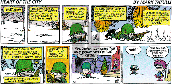 Heart of the City on Sunday January 27, 2002 Comic Strip