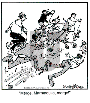 Marmaduke on Saturday April 16, 2005 Comic Strip