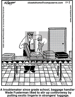 Close to Home - Thursday November 7, 2002 Comic Strip