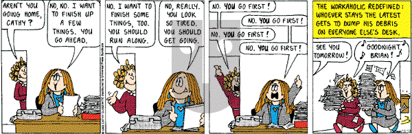 Cathy Classics - Friday October 13, 2000 Comic Strip