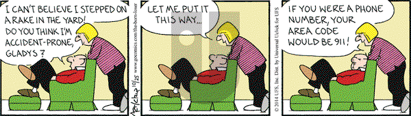 The Born Loser on Saturday October 25, 2014 Comic Strip