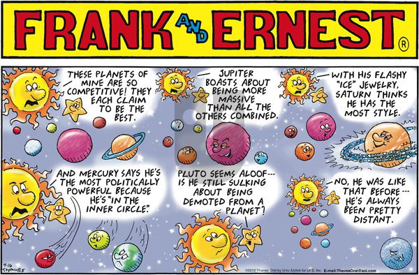 Frank and Ernest on Sunday September 16, 2012 Comic Strip