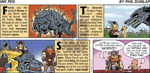 Ink Pen - Sunday February 11, 2007 Comic Strip