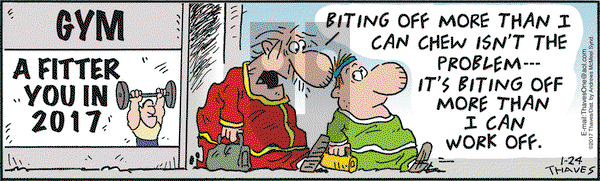 Frank and Ernest on Tuesday January 24, 2017 Comic Strip