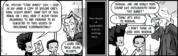 The Boondocks on Thursday February 8, 2007 Comic Strip