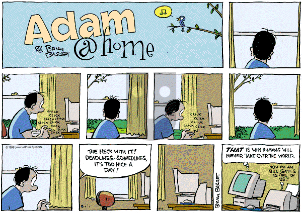 Adam@Home on Tuesday November 27, 2001 Comic Strip