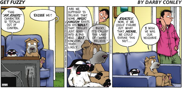 Get Fuzzy on Sunday December 3, 2000 Comic Strip