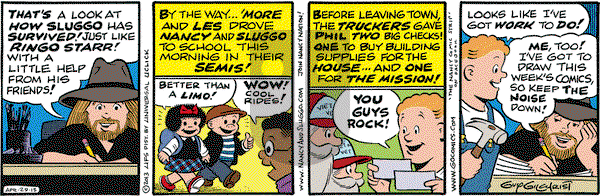 Nancy on Monday April 29, 2013 Comic Strip
