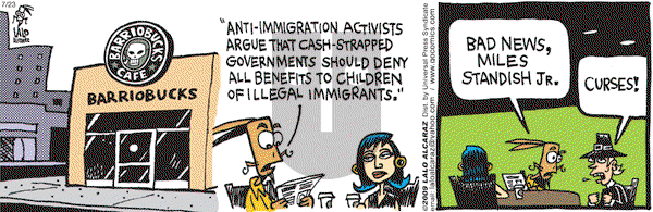La Cucaracha on Thursday July 23, 2009 Comic Strip