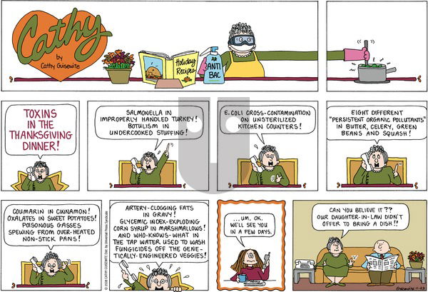 Cathy Classics on Sunday November 23, 2008 Comic Strip