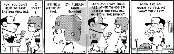 FoxTrot on Friday March 18, 2005 Comic Strip