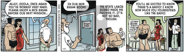 Alley Oop on Friday January 31, 2020 Comic Strip