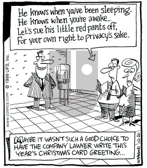 Reality Check on Monday December 20, 1999 Comic Strip