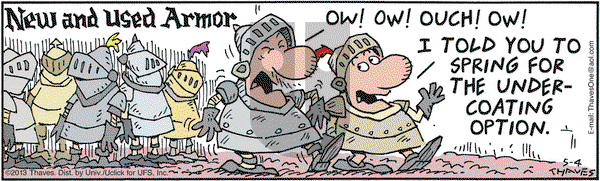 Frank and Ernest on Saturday May 4, 2013 Comic Strip