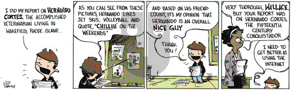 Wallace the Brave - Wednesday October 21, 2015 Comic Strip