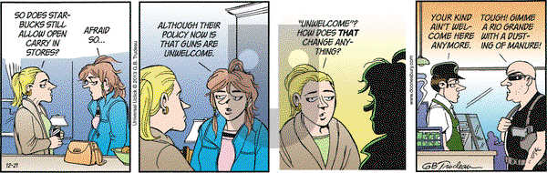 Doonesbury on Saturday December 21, 2013 Comic Strip