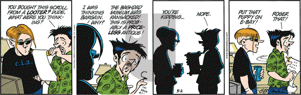 Doonesbury on Friday May 2, 2003 Comic Strip