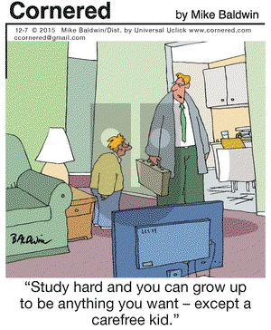 Cornered on Monday December 7, 2015 Comic Strip