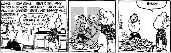Luann on Thursday December 14, 1989 Comic Strip
