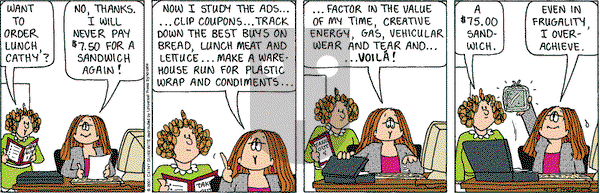 Cathy Classics on Monday November 4, 2002 Comic Strip