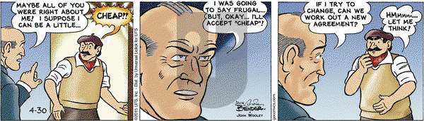 Alley Oop on Thursday April 30, 2015 Comic Strip