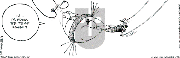 Non Sequitur on Friday December 7, 2001 Comic Strip