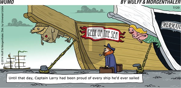 WuMo - Sunday July 20, 2014 Comic Strip