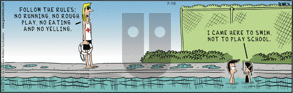 Grand Avenue on Wednesday July 19, 2023 Comic Strip