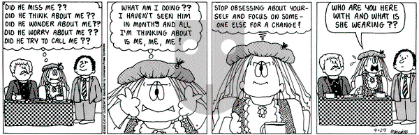 Cathy Classics - Thursday September 24, 1998 Comic Strip