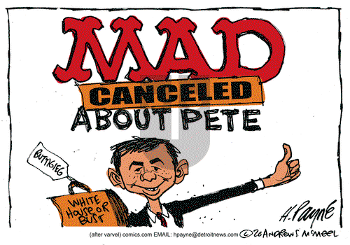Henry Payne on Monday March 2, 2020 Comic Strip