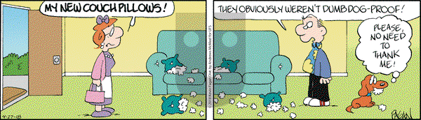 Drabble on Friday April 27, 2018 Comic Strip