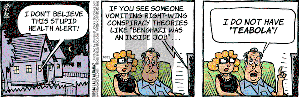 La Cucaracha on Wednesday October 22, 2014 Comic Strip