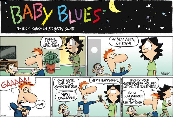 Baby Blues on Sunday January 10, 2021 Comic Strip