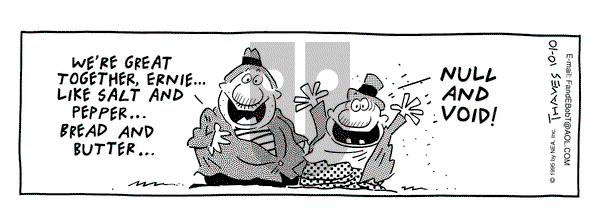 Frank and Ernest on Tuesday October 10, 1995 Comic Strip
