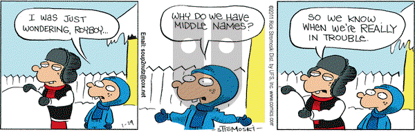 Soup to Nutz - Old on Saturday January 29, 2011 Comic Strip