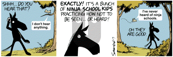 Dark Side of the Horse on Wednesday March 12, 2014 Comic Strip