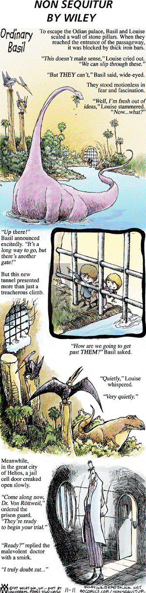 Non Sequitur on Sunday November 11, 2007 Comic Strip