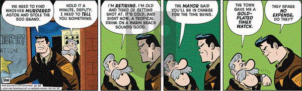 Rip Haywire on Monday December 30, 2024 Comic Strip