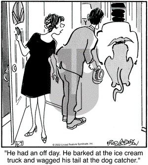 Marmaduke on Friday June 7, 2002 Comic Strip