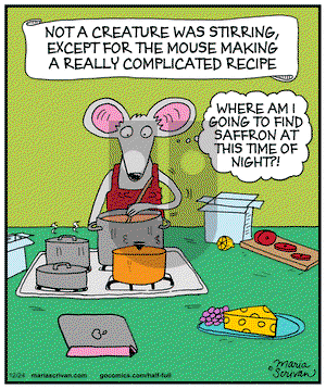 Half Full on Wednesday December 24, 2014 Comic Strip