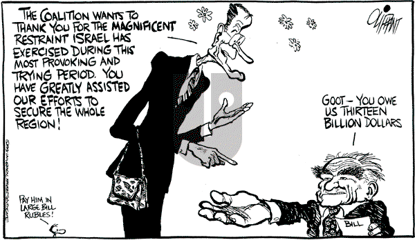 Pat Oliphant - Thursday January 24, 1991 Comic Strip