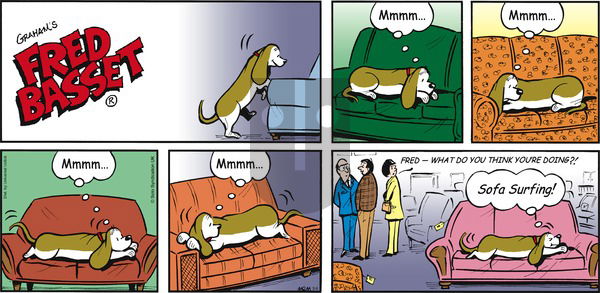 Fred Basset - Sunday March 9, 2014 Comic Strip