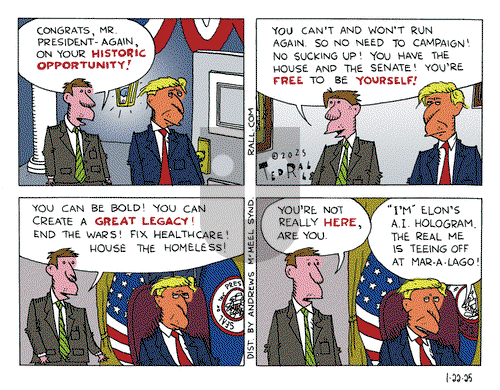 Ted Rall on Wednesday January 22, 2025 Comic Strip