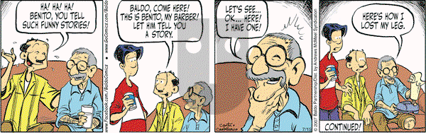 Baldo on Monday July 15, 2019 Comic Strip