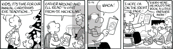 Drabble on Monday December 24, 2001 Comic Strip