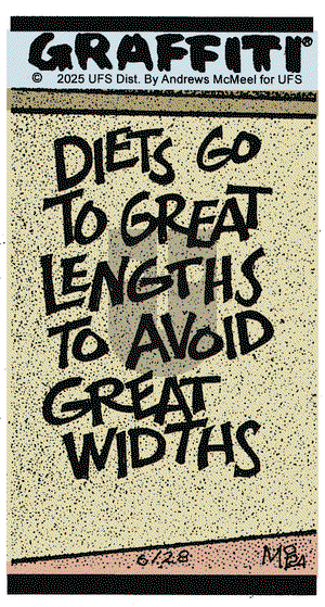 Graffiti on Saturday June 28, 2025 Comic Strip