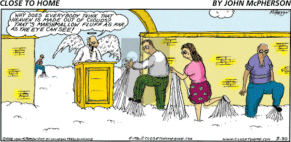 Close to Home on Friday January 9, 2009 Comic Strip