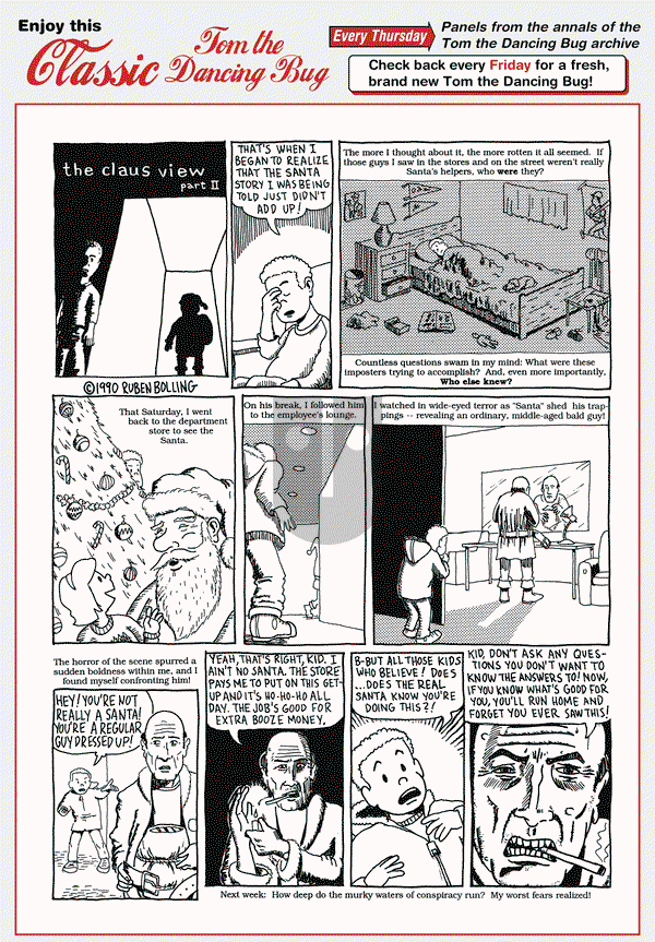 Tom the Dancing Bug on Thursday December 12, 2013 Comic Strip