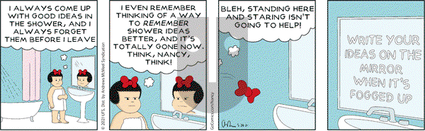 Nancy on Saturday May 29, 2021 Comic Strip